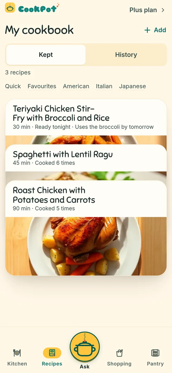 CookPot’s cookbook: dinners from the family’s own cooking, each with its picture